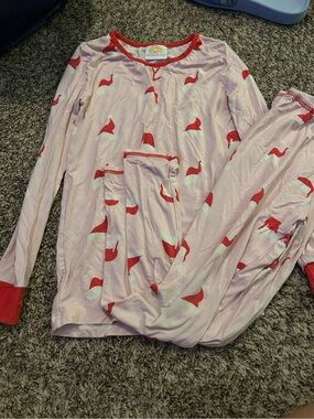 Yellow Lamb Christmas Bamboo PJ